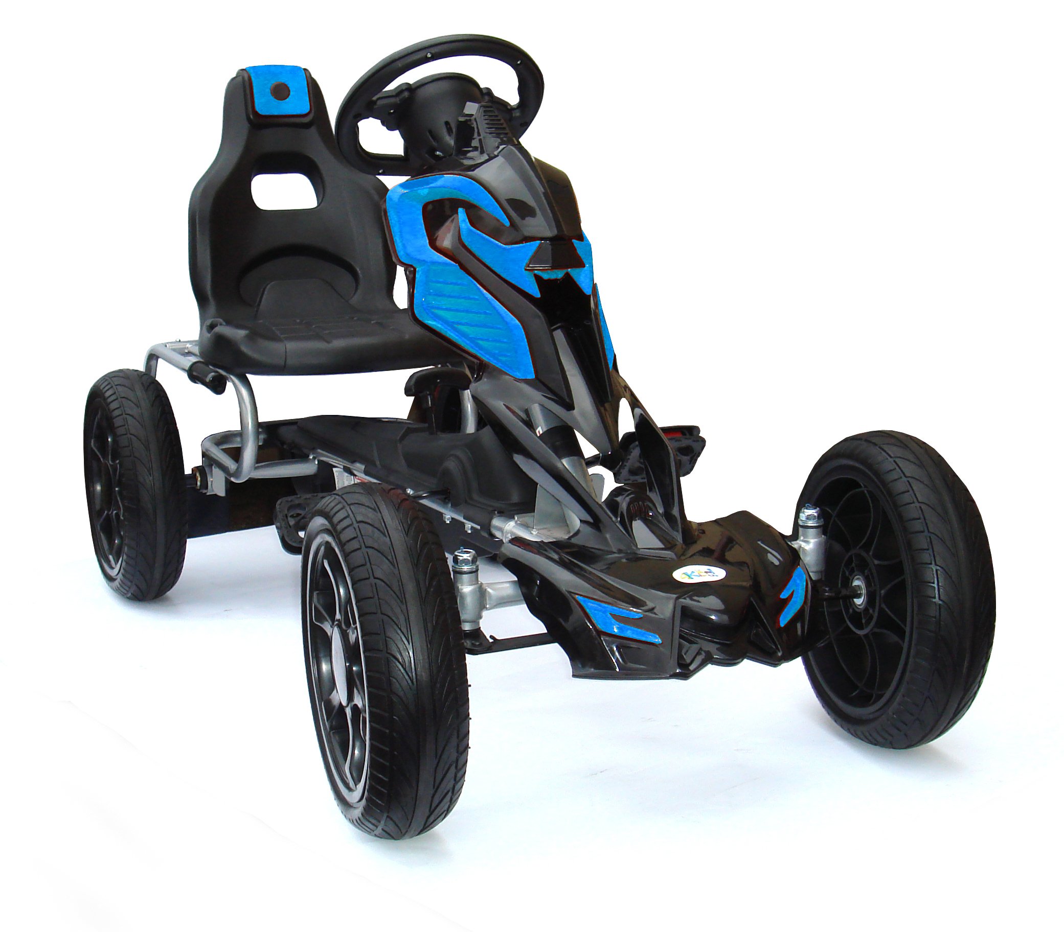 Kinder Pedal Go Kart - 5-12 Jahre, Mit Pedal, Shaum Reifen Eva Wheels