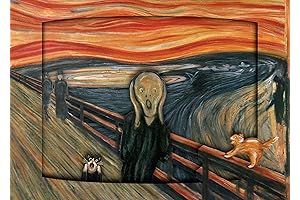 The Scream feat. Cats: Purr-fect Birthday Expression