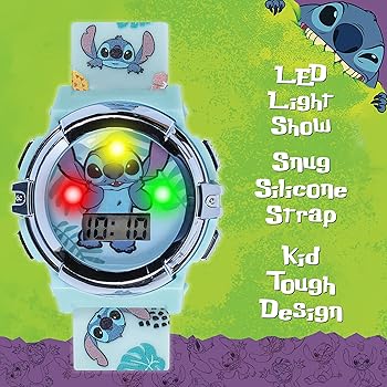 スティッチ スクランプ LEDライト 時計 Disney Stitch Day スティッチ スクランプ LEDライト 時計 Disney Stitch Day