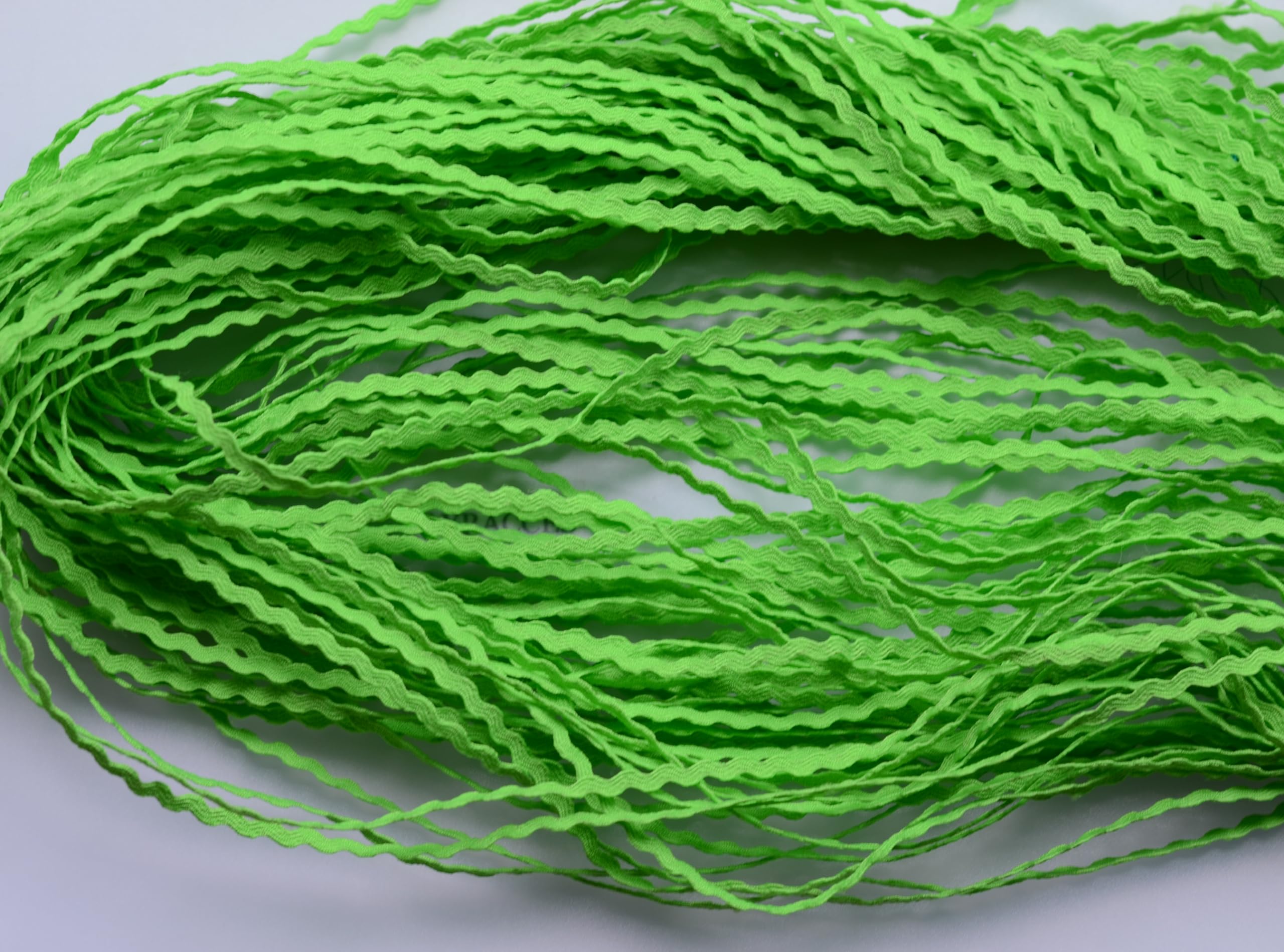 Lyracces Wholesale Lots 50yards Mini 3mm Pick Color Woven Rick Rack Ribbon RIC Rac Trims Scrapbooking Dressmaking (Aqua)