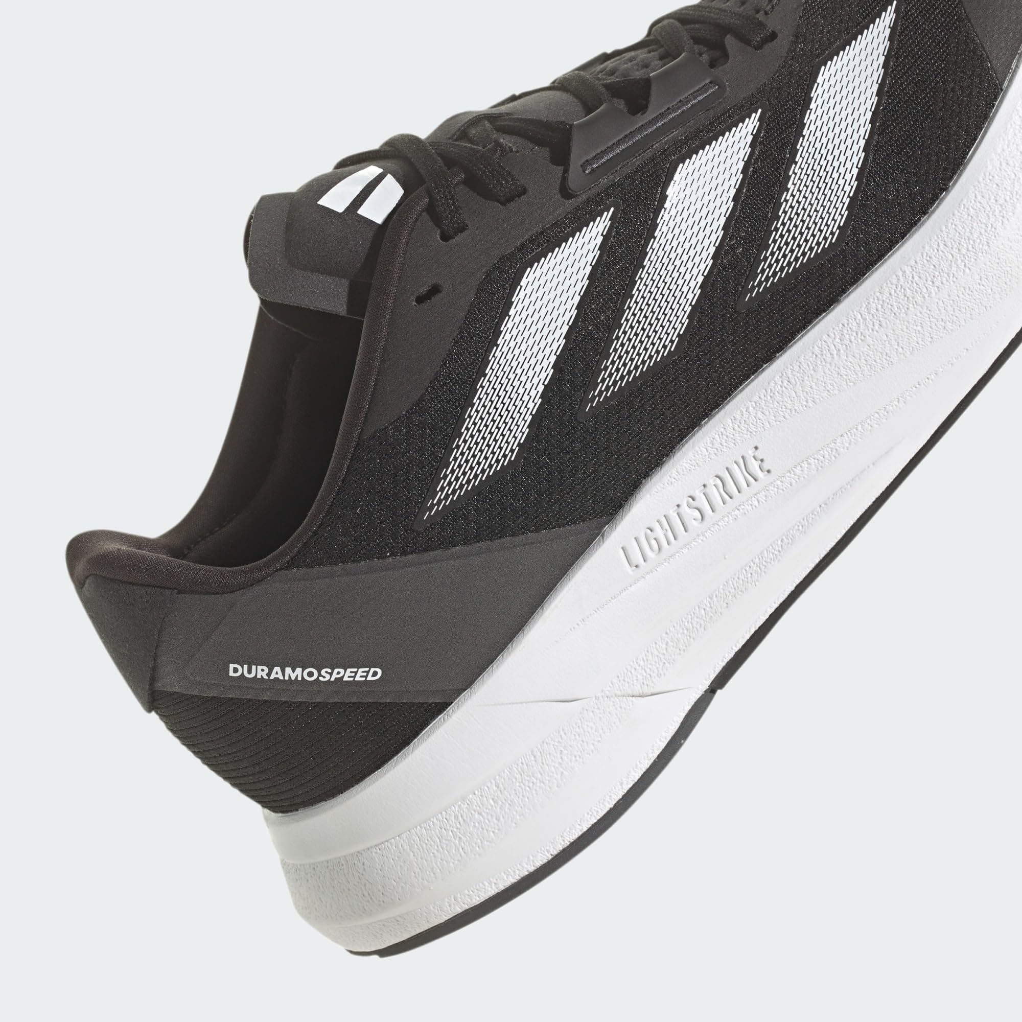 adidas Mujer Duramo Speed Running Shoes, Core Black / Cloud White / Carbon, 38 2/3 EU