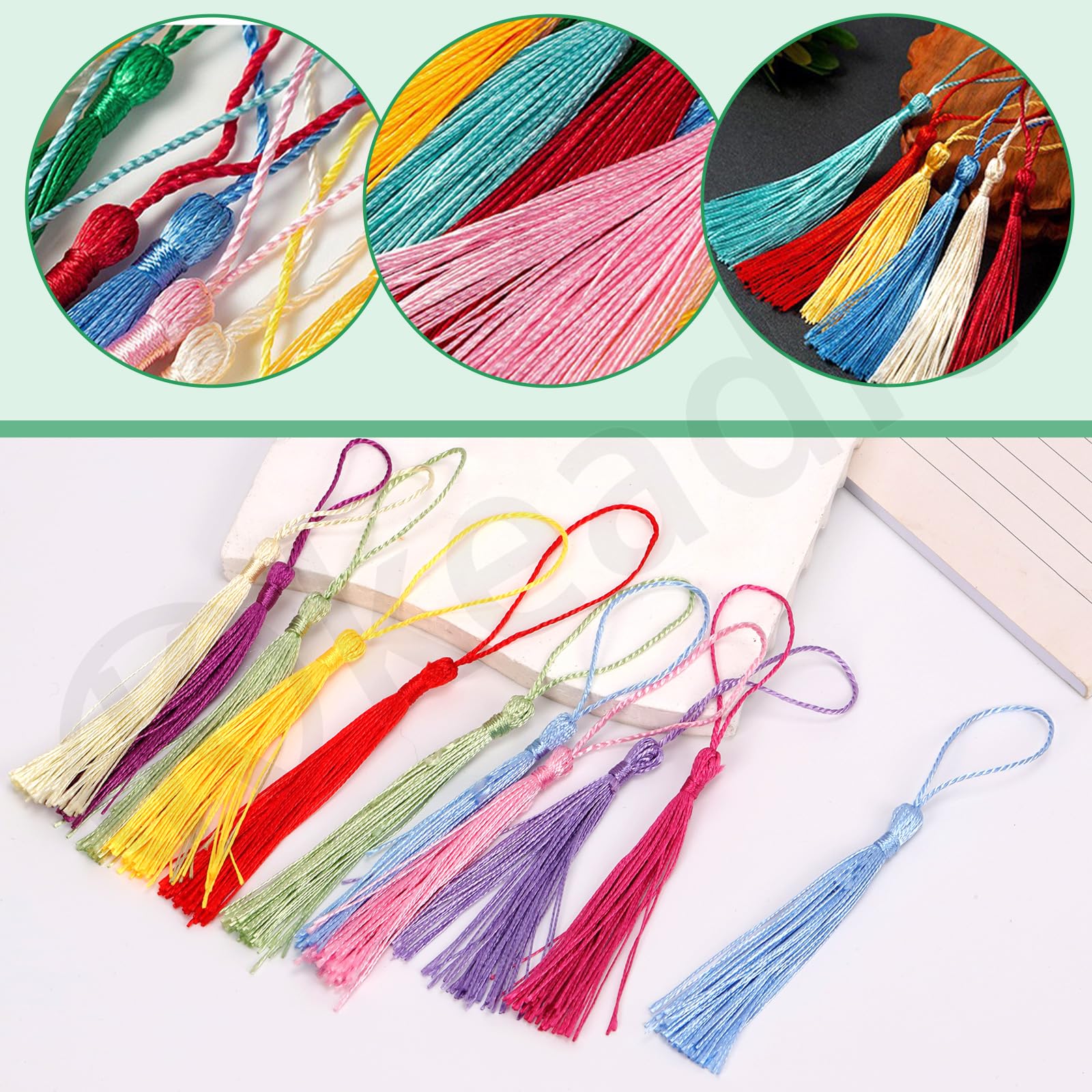 Mini Nappine Multicolore Morbide 13 cm per Creazione Gioielli Fai da Te - 100 Pezzi