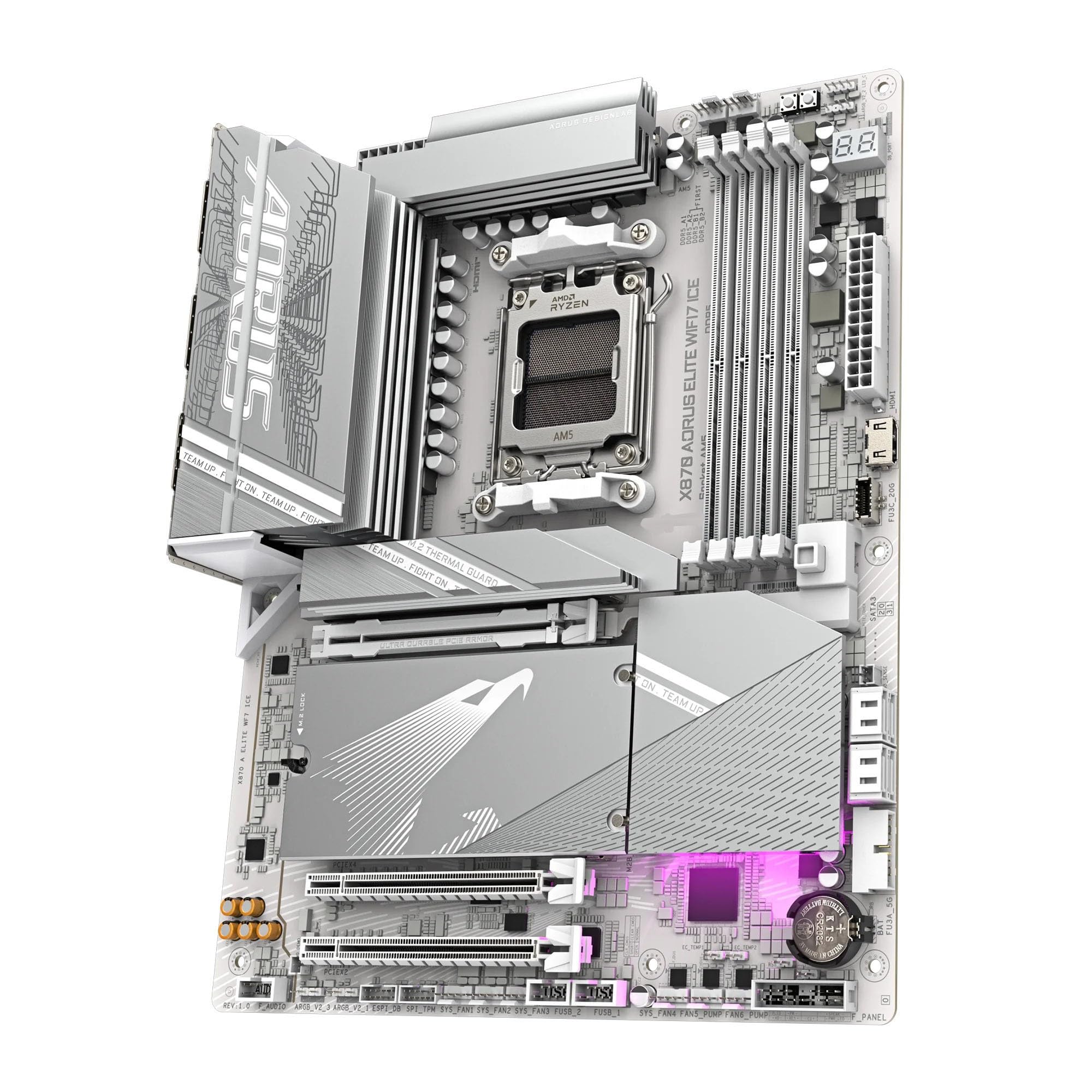 Cartes mères Fit for GIGABYTE X870 AORUS Elite WIFI7 Ice