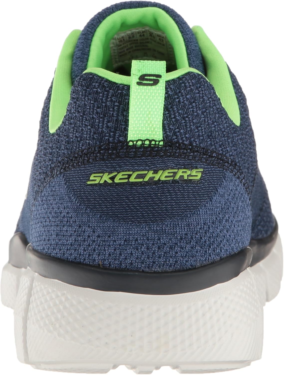 Skechers Men's Equalizer 2.0 True Balance Sneaker 7.5 4E US Navy/Lime