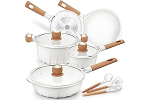 Cooklover Nonstick Cookware Set - Your Culinary Companion for Healthy and Flavorful Cooking