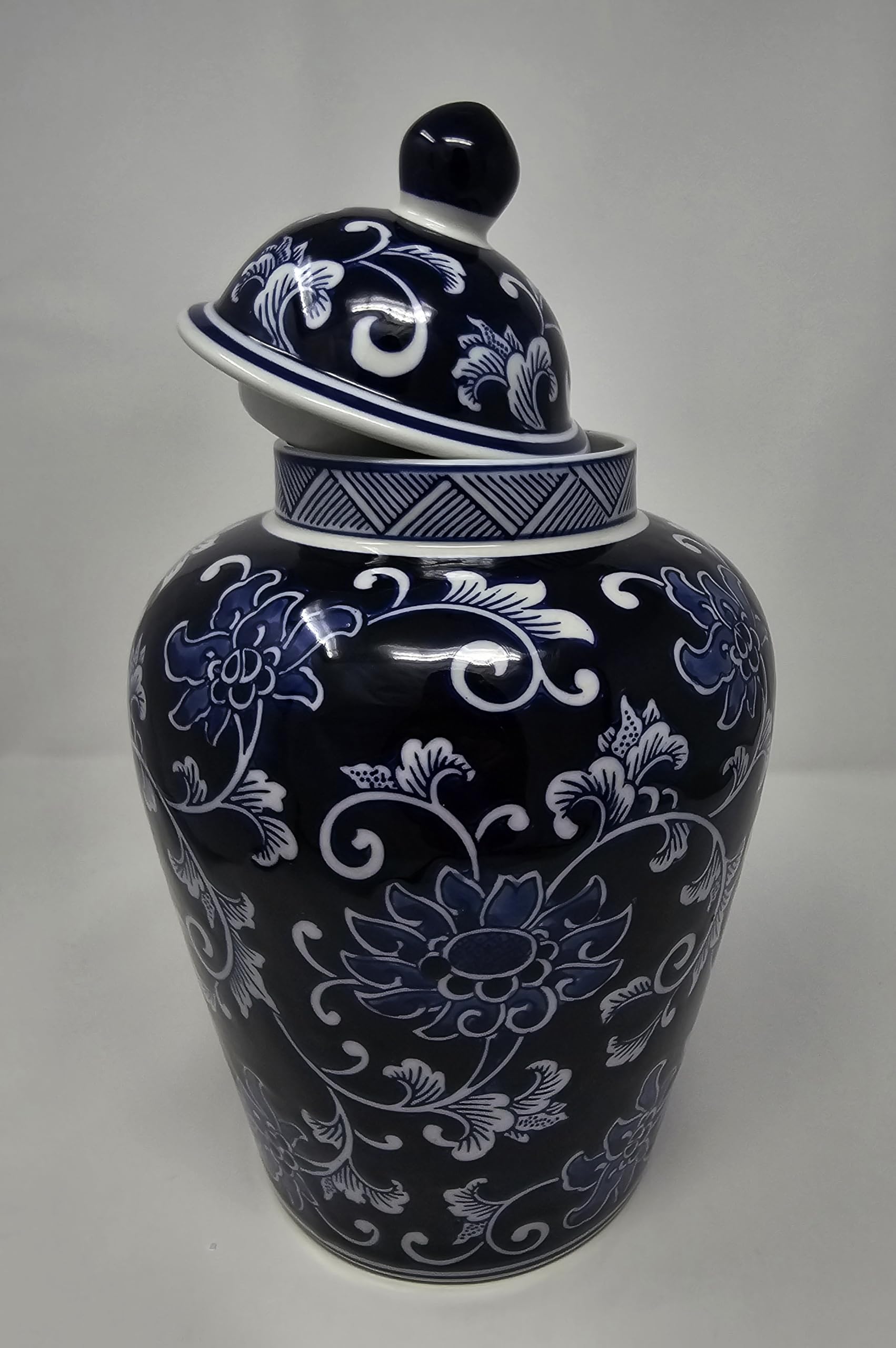 壺 有名 Amazon.co.jp: Festcool 12.5インチ ブルーとホワイト 磁器