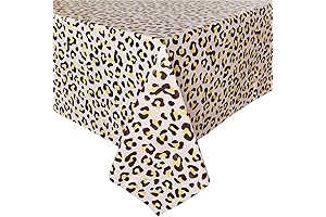 108” Animal Print Table Cloths 3 Pack