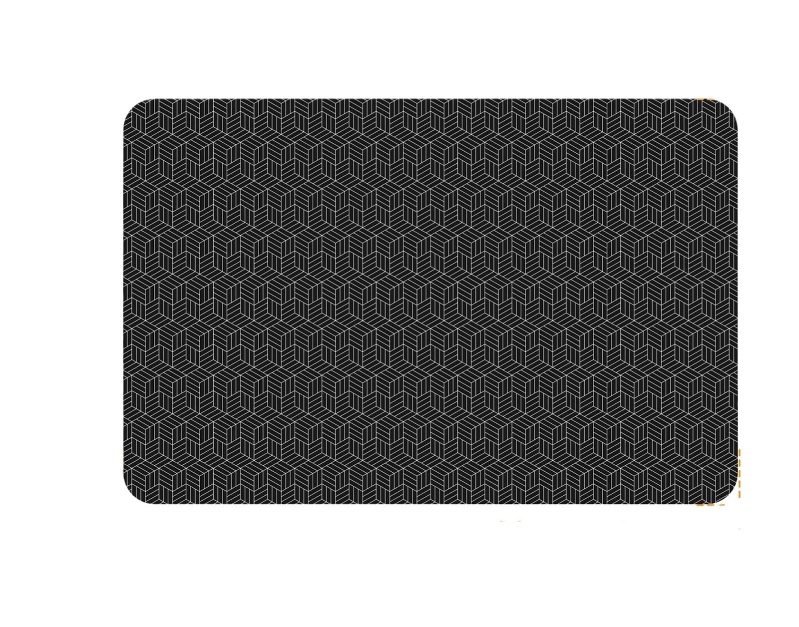 Alfombrilla Para Secar Utensilios Esteras for secar platos for cocina, estera for secar platos, estera grande for secar platos, estera for encimera, estera for escurrir platos Para Vajilla(Black 1)