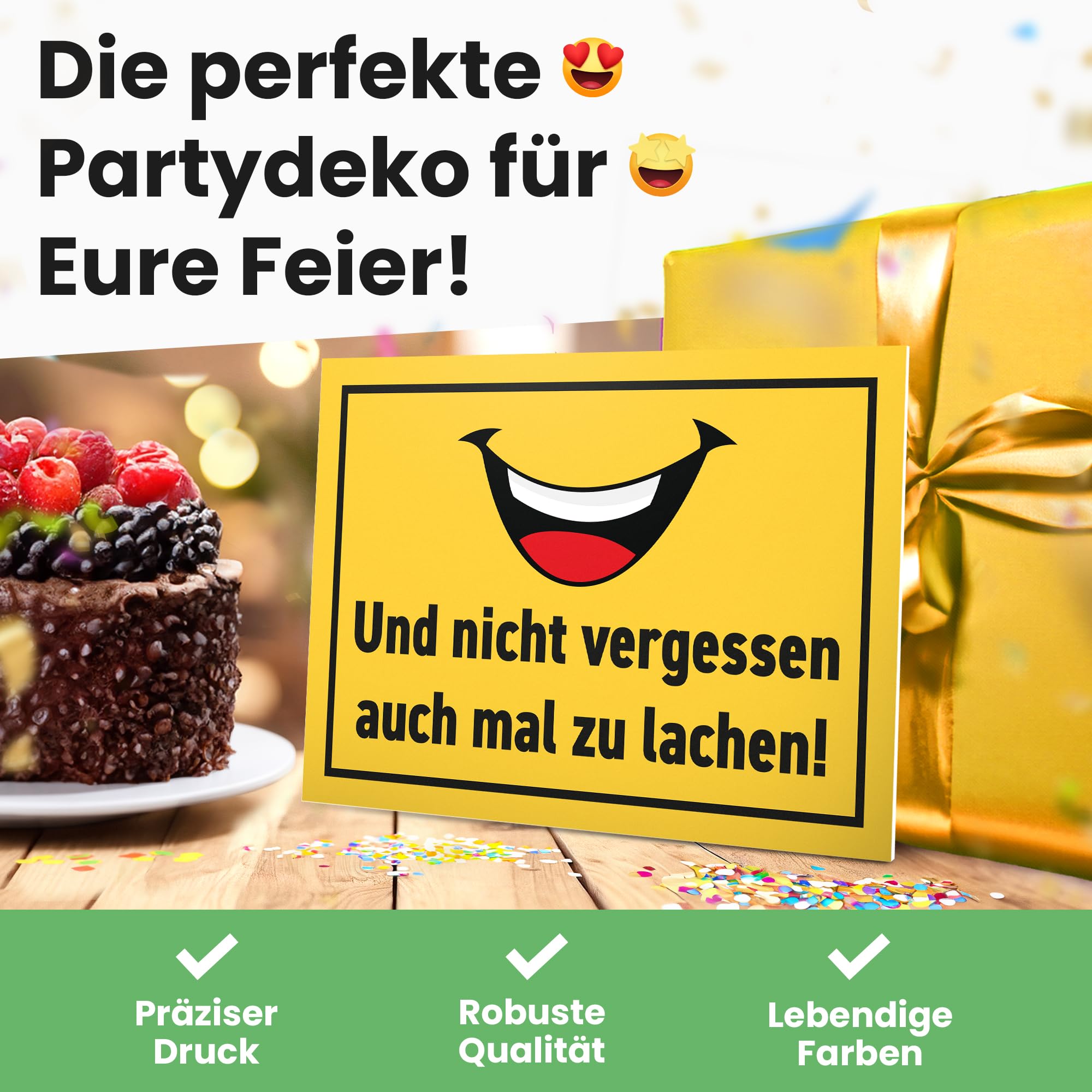 DankeDir! Plaque En Plastique 60 Ans – Je Ne Doit Pas être Un Cadeau De