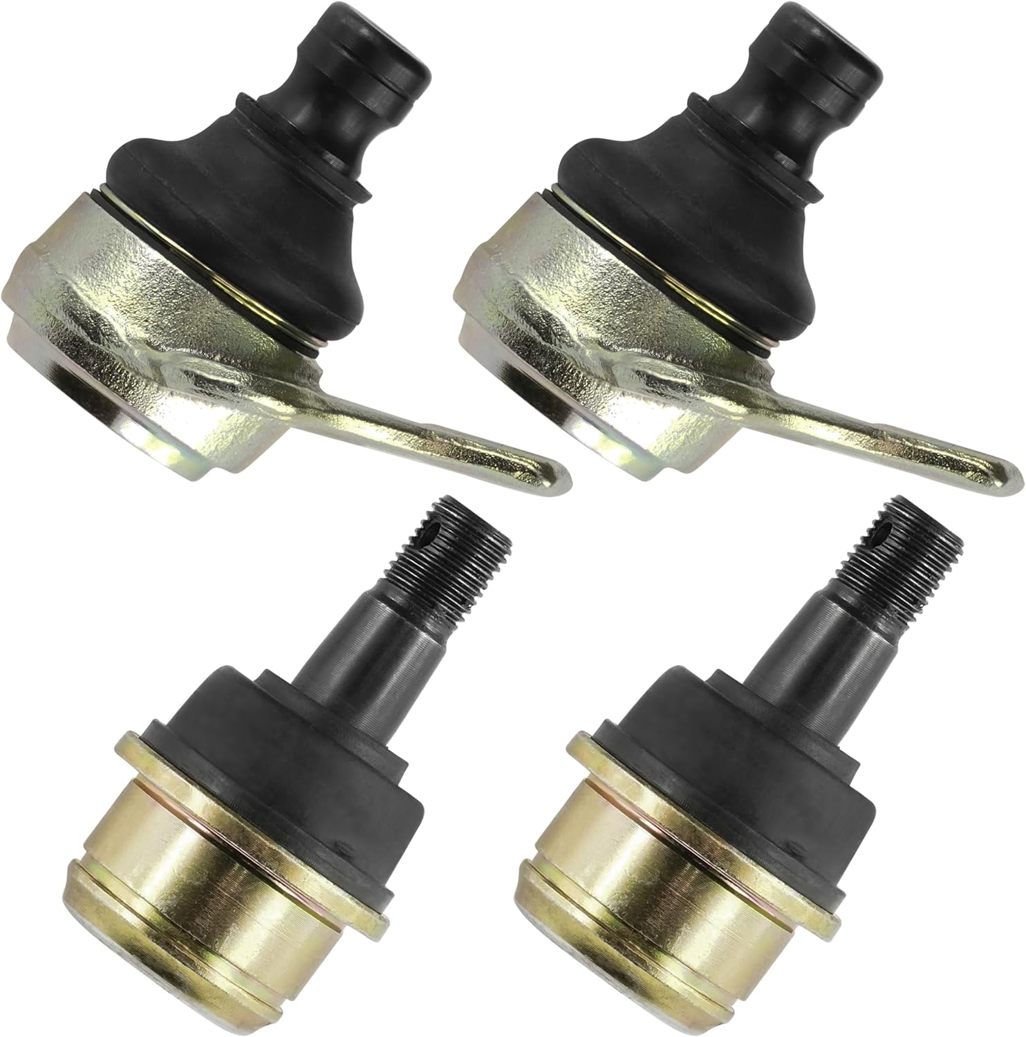 Caltric 4 Upper Lower Ball Joints Compatible With Can-am Outlander Max 800 800R EFI 4X4 2006 2007 2008 2009 2010 2011 2012