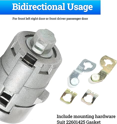 Miniatura 5 de Zlirfy Cerraduras de Puerta de Automóvil, Cilindro de Cerradura con Llave, Accesorios de Automóvil Cilindro de Cerradura de Puerta Delantera