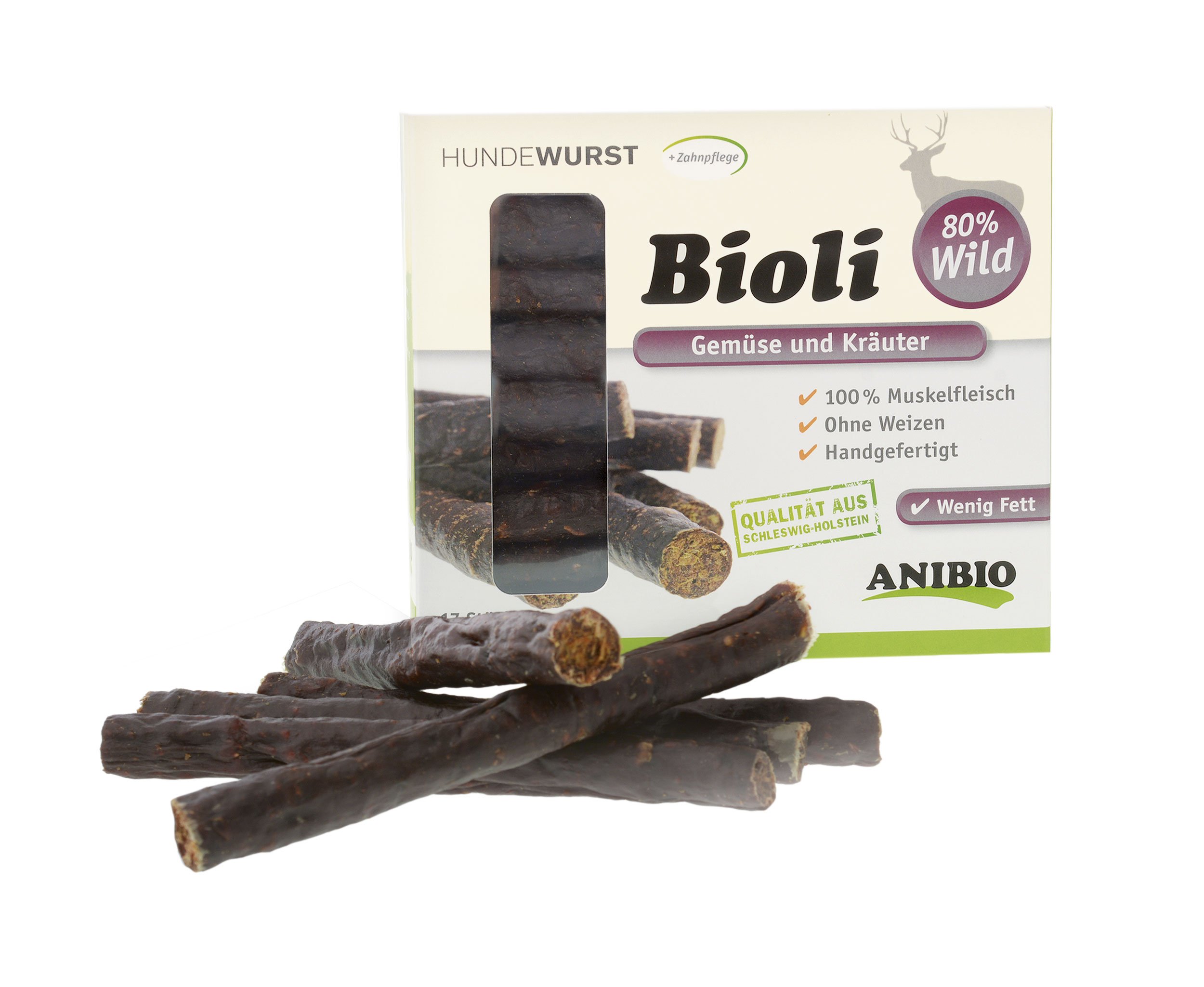 Bioli Wild-Würstchen 17 St. 80% Wild