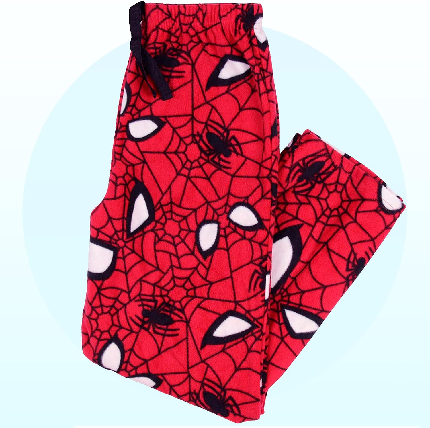 Marvel Spider-Man Boys Plush Fleece Lounge Pajama Pants (4-5, Red)