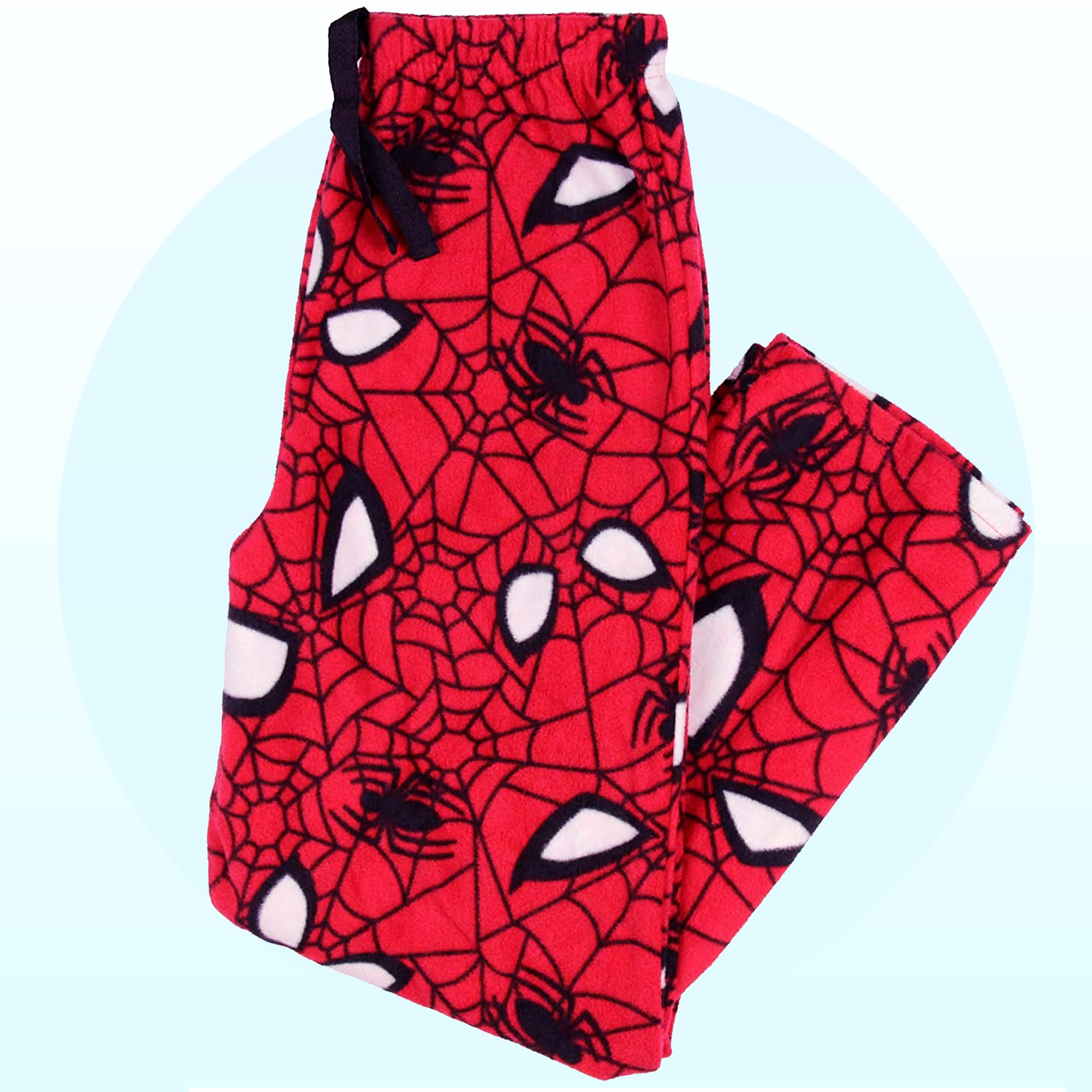 Marvel Spider-Man Pantalon de pyjama en polaire pelucheuse pour garçon