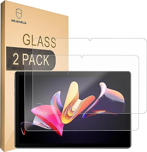 Mr.Shield Paquete de 2 Protector de pantalla para Chuwi Hi10 GoChuwi SurPad vidrio templado vidrio japonés con dureza 9H protector de pantalla con