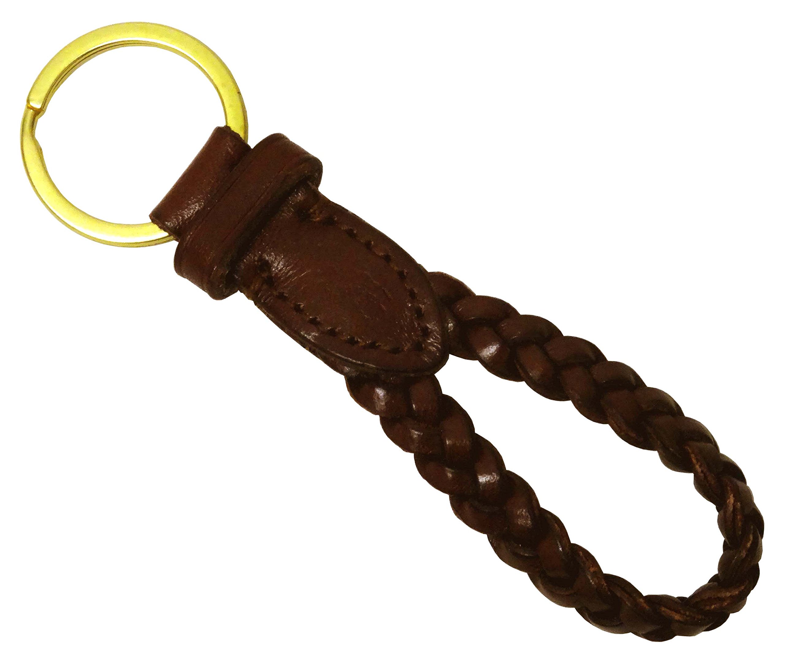 Polo Ralph Lauren Mens Womens Pony Leather Brown Key Ring