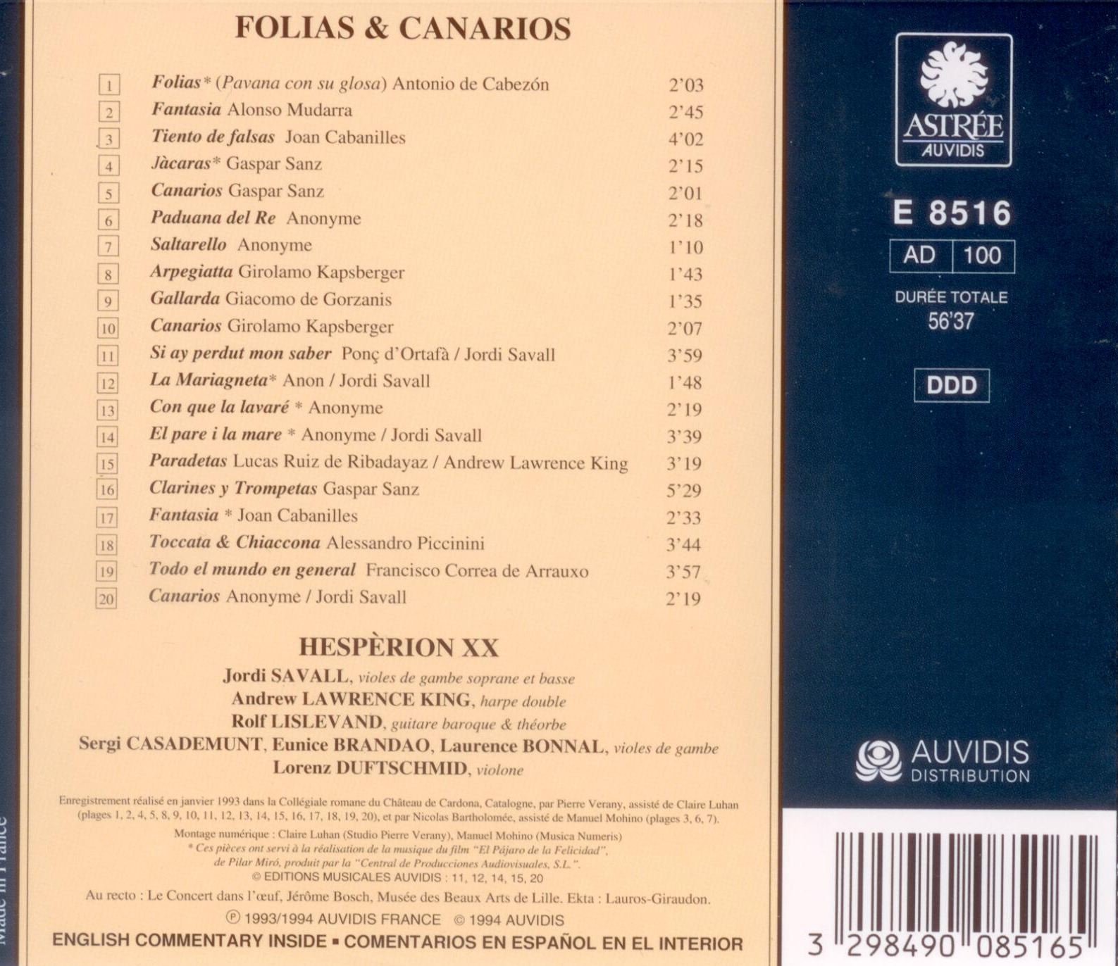 Folias & Canarios