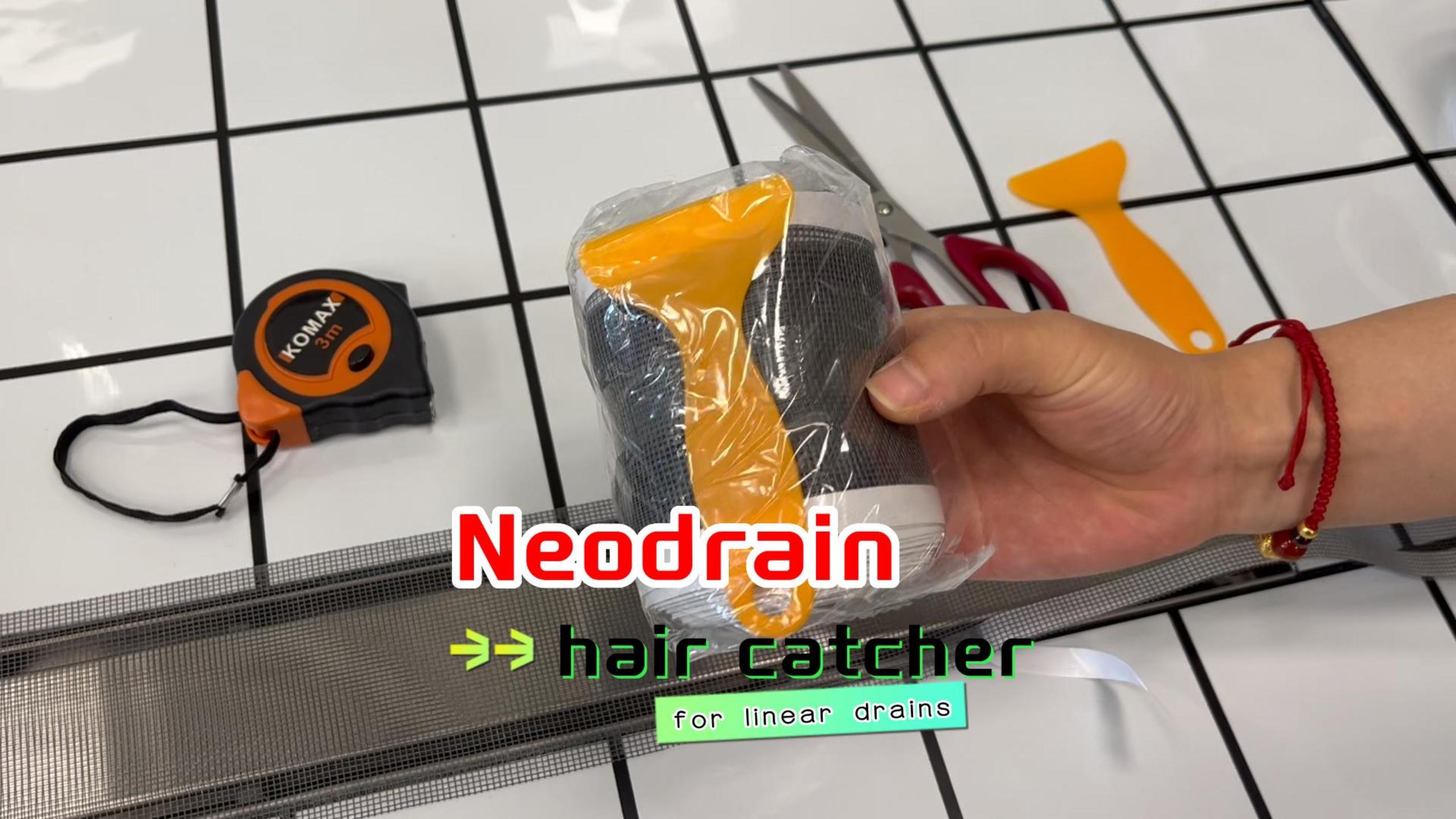 Neodrain 1 PCS Linear Shower Drain Hair Catcher, 3.5