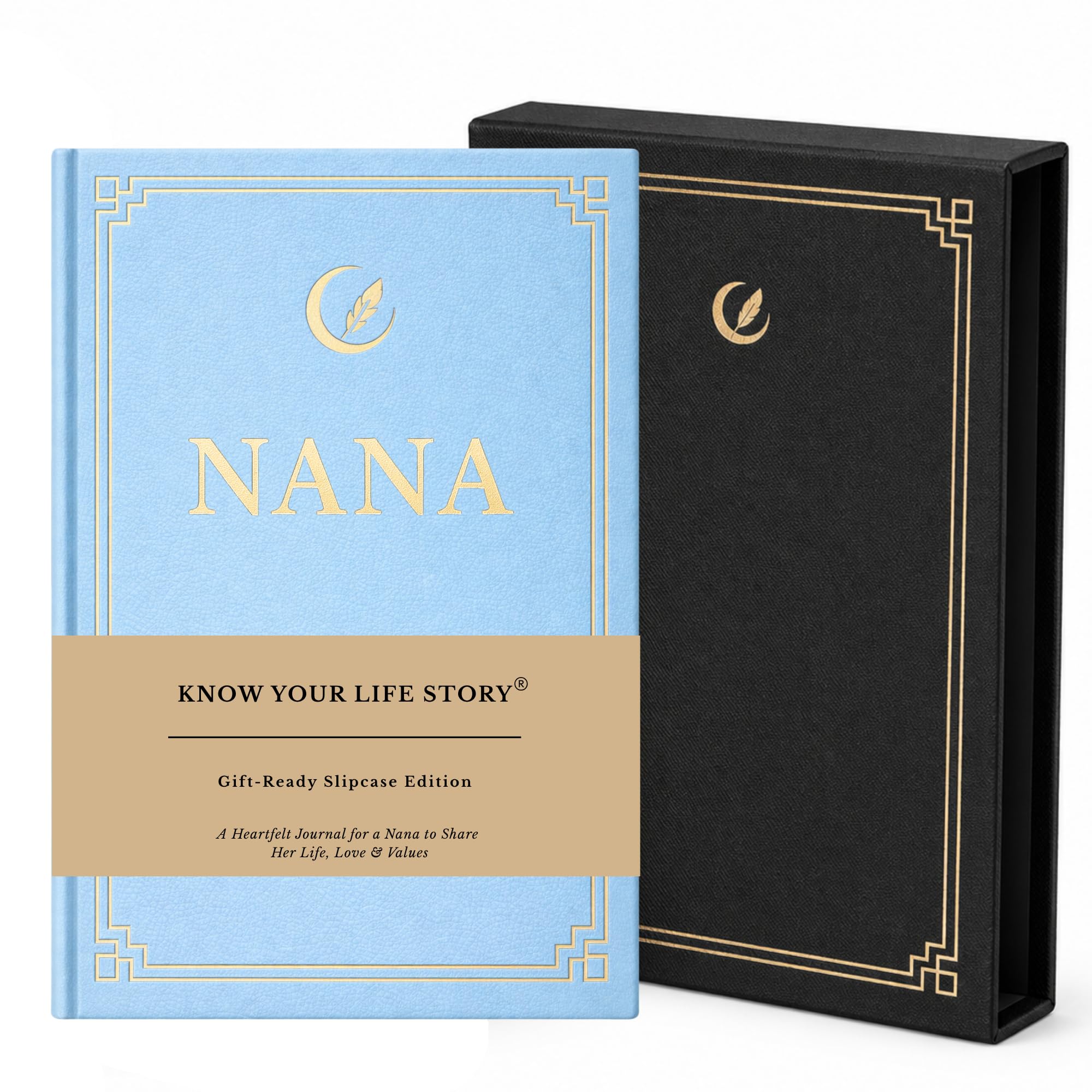 Know Your Life Story®, Nana Gifts: I Want to Know Your Life Story Leather Journal (Hardcover) – Sentimental Keepsake for Mother's Day, Birthday &