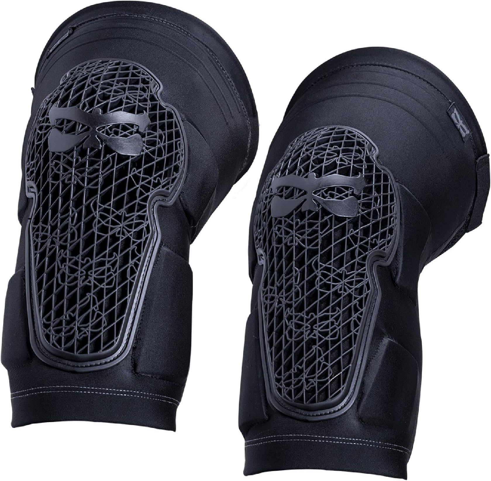 Unisex Adult Strike Knee/Shin Guards - Breathable, Flexible, Non-Slip, Pull-On Protective Knee/Shin Pads for Off-Roading, BMX, Mountain Biking, Road Cycling