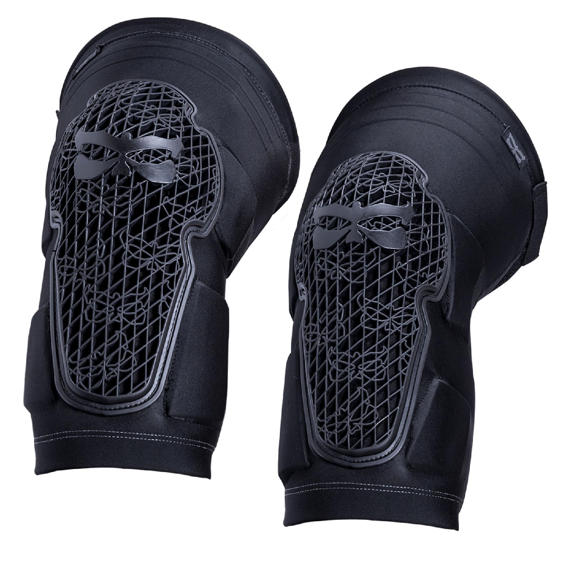 Unisex Adult Strike Knee/Shin Guards - Breathable, Flexible, Non-Slip, Pull-On Protective Knee/Shin Pads for Off-Roading, BMX, Mountain Biking, Road Cycling