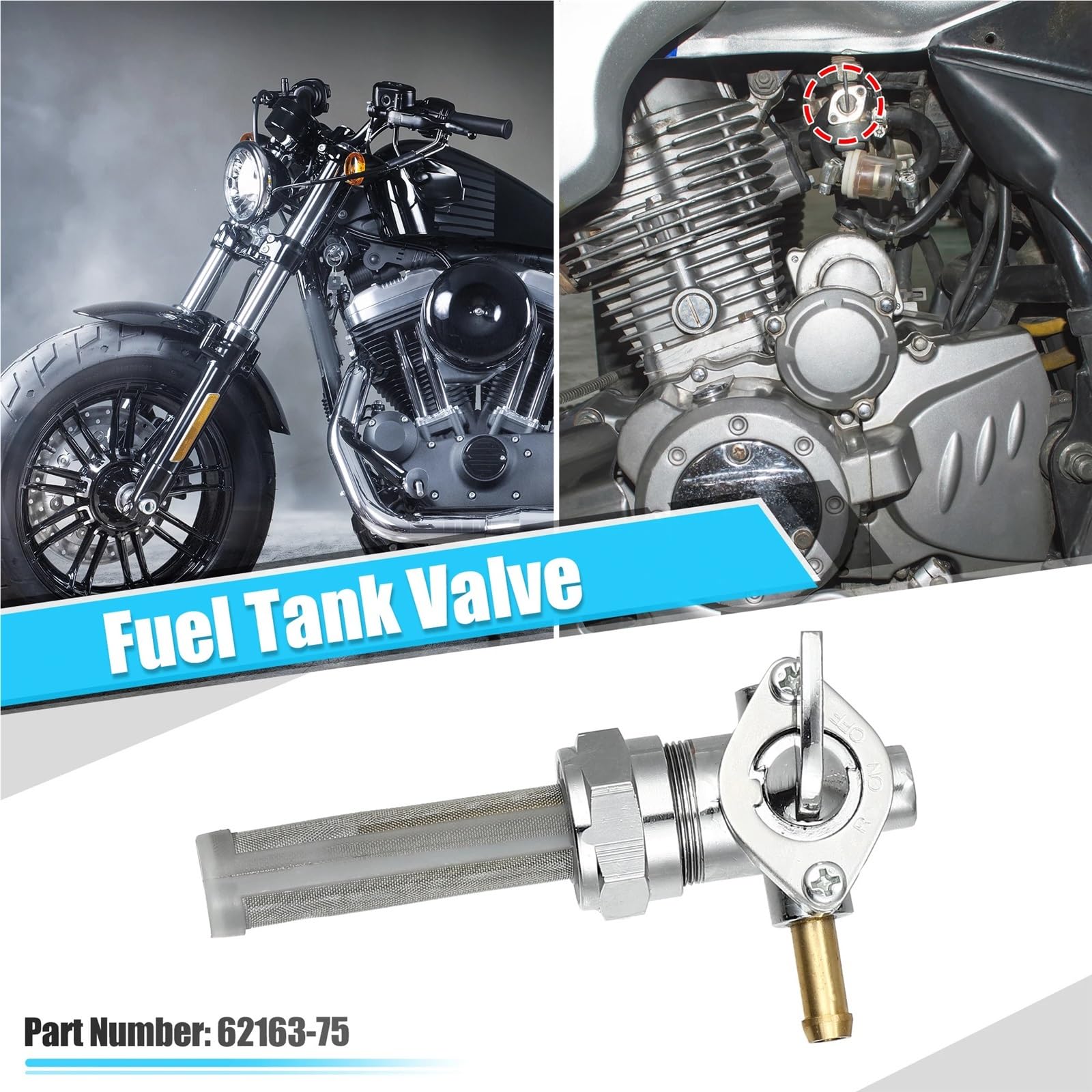 Do Harley Davidson Sportster 1975-2022 Zbiornik Paliwa Petcock