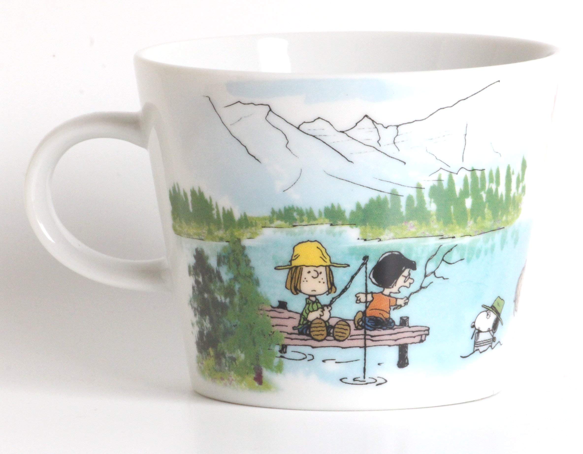 Amazon.co.jp: スヌーピー世界旅行マグ カナダ 容量:約370ml