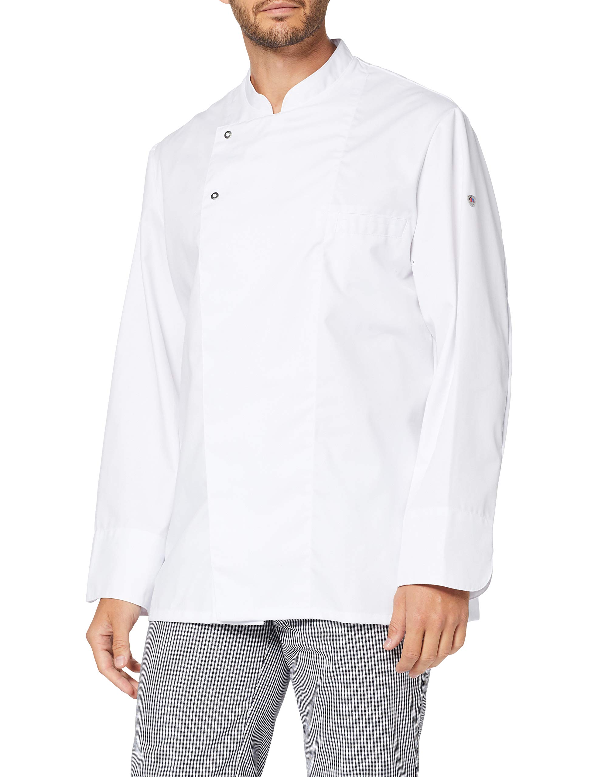 BP 1547-400-21-M, Chef's jacket, Long sleeve with cuffs 215,00 g/m², fabric blend white, M
