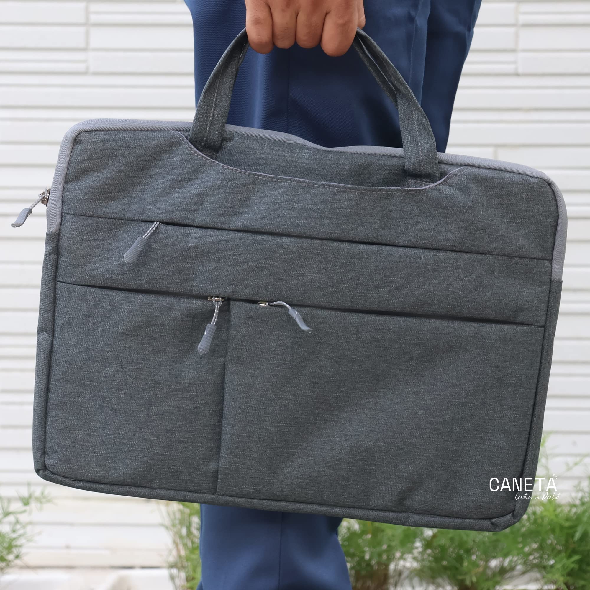See full amazon price history chart for CANETA Laptop Sleeve with Soft Inner Lining | 6 Outside Spacious Pocket | Soft Touch Fabric for Gadget Protection | Attached to trolleys for Easy Travelling | 15.6 Inch Laptop (Unisex) CANETA Laptop Sleeve with Soft Inner Lining | 6 Outside Spacious Pocket | Soft Touch Fabric for Gadget Protection | Attached to trolleys for Easy Travelling | 15.6 Inch Laptop (Unisex) (B0C2CF9NT5) Amazon Price History, Amazon Price Tracker