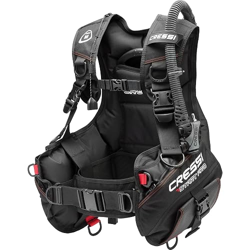 Cressi Durable Jacket Style Scuba Diving BCD, Gravity Weight Pockets - Start Pro 2.0: Designed in Italy by Cressi