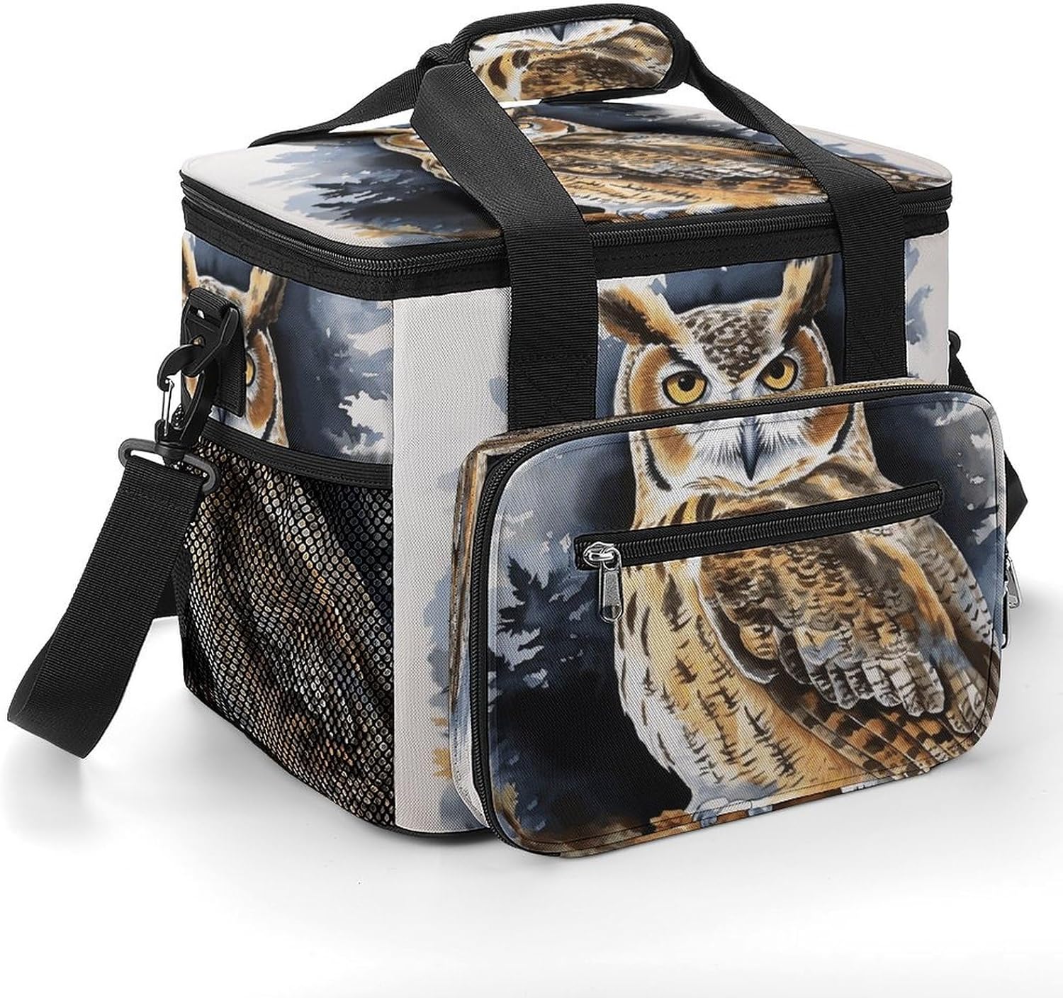 Owl2 Cooler Bags Portable Soft Cooler Bag Lightweight Ice Chest Insulated Lunch Bags Camping Cooler Bag Cooler Lunch Tote Coolers for Picnic Travel Beach