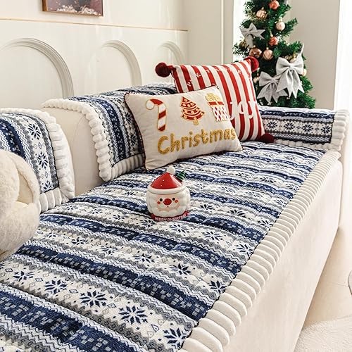Funda cálida de felpa para sofá, funda de sofá para mascotas para sofás de 3 plazas, fundas de sofá lavables para mascotas, fundas antideslizantes