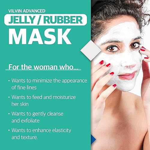 Miniatura 4 de Máscara coreana de colágeno para modelar  Paquete de polvo de gelatina para calmar y controlar los poros  4 tazas