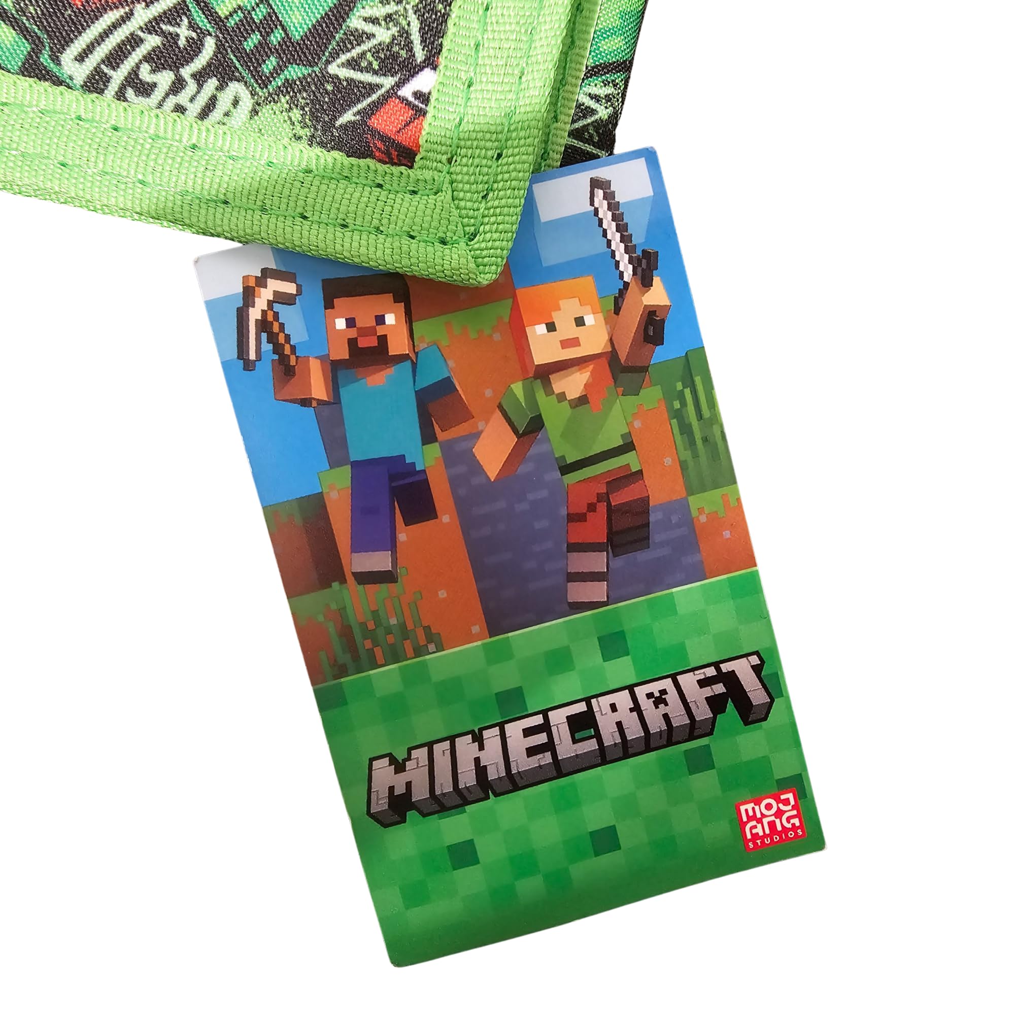 Minecraft TNT Grüne Drei-Schlag-Geldbörse für Kinder