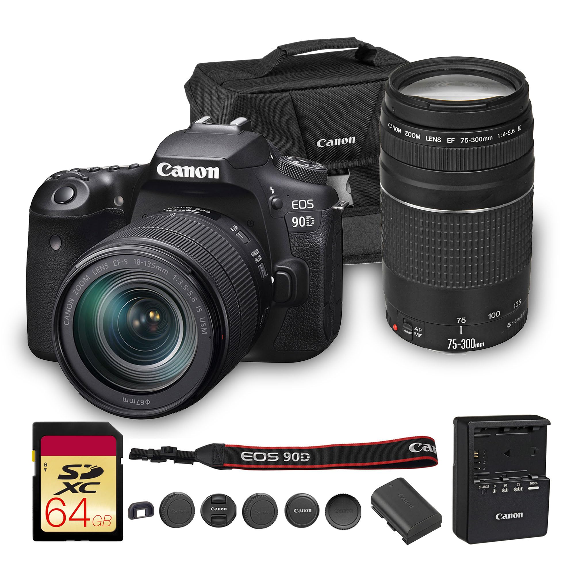 Amazon.com : Canon EOS 90D DSLR Camera with 18-135mm Lens | 32.5MP