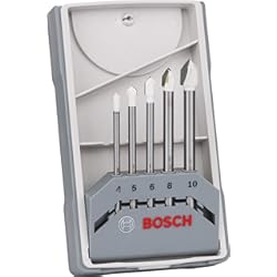 Porcelanico Pared Bosch Professionnal Set de 5 Brocas para Azulejos CYL-9 SoftCeramic (para baldosas cerámicas blandas, Ø 4-10 mm, accesorio taladros)