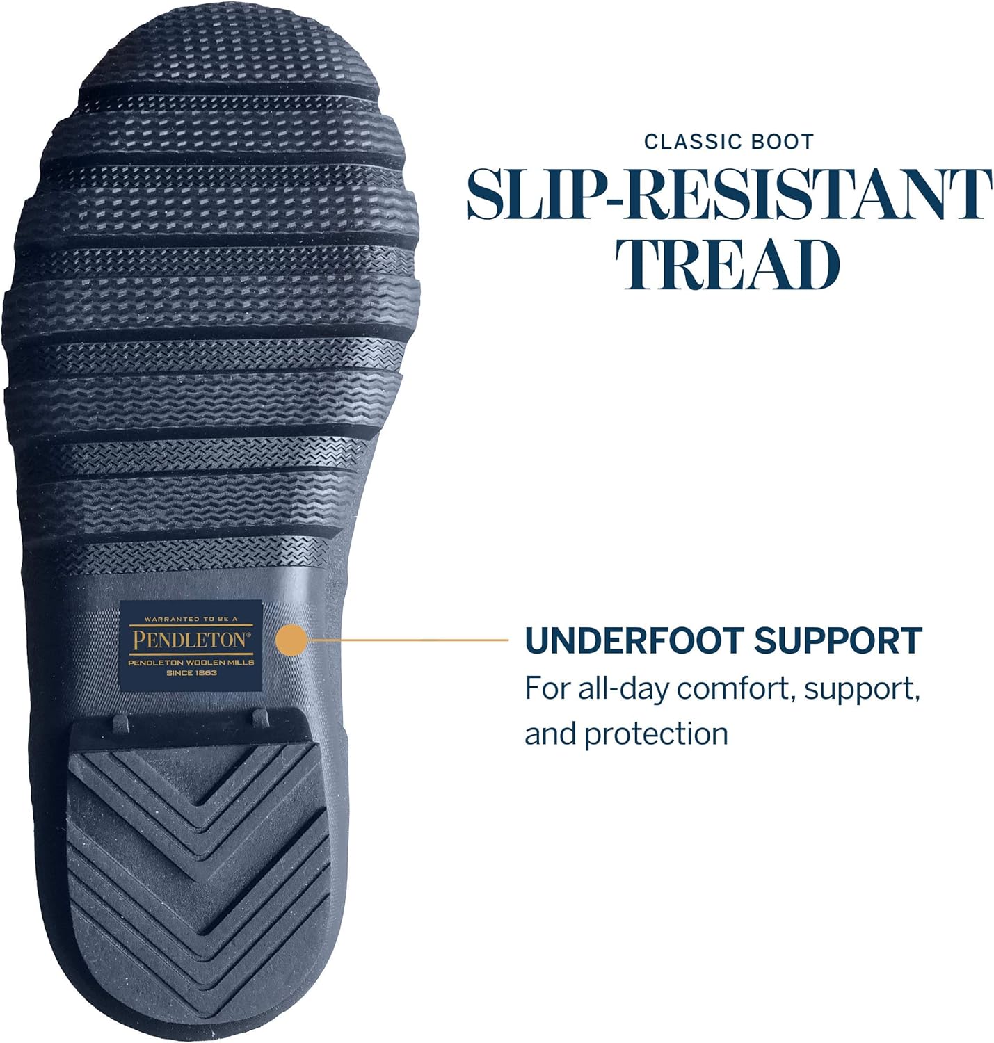 Pendleton Womens Classic Tall Slip-Resistant Rain Boot, Americana Plaid Red, Size 9