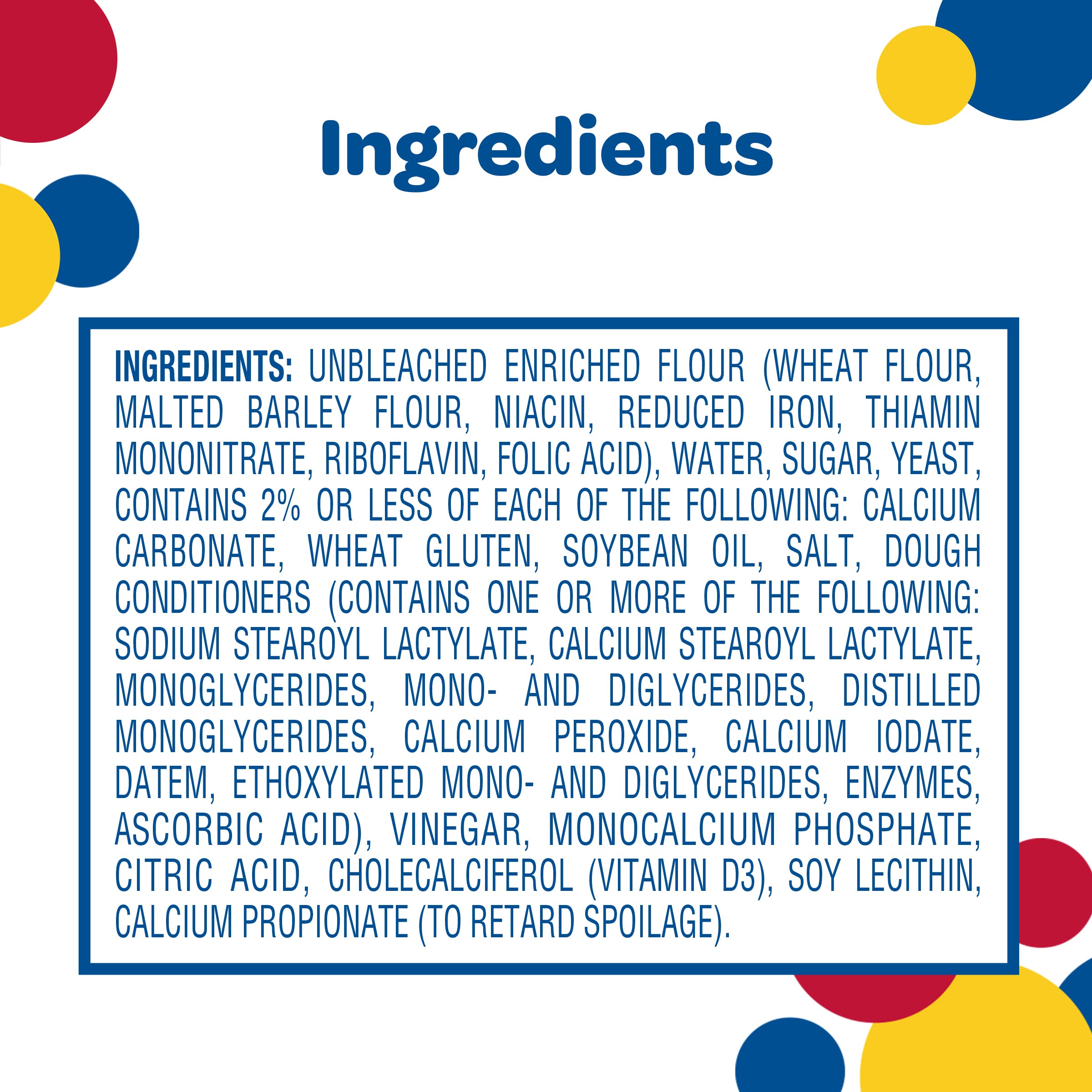 Wonder Bread Classic White Sandwich Bread Sliced White Bread 20 Oz Loaf — view 12