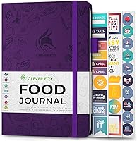 Vista 29 de Clever Fox Diario de Comida de Bolsillo - Diario de Comidas Diario, Planificador de Comidas para Llevar un Control de Calorías y Nutrientes