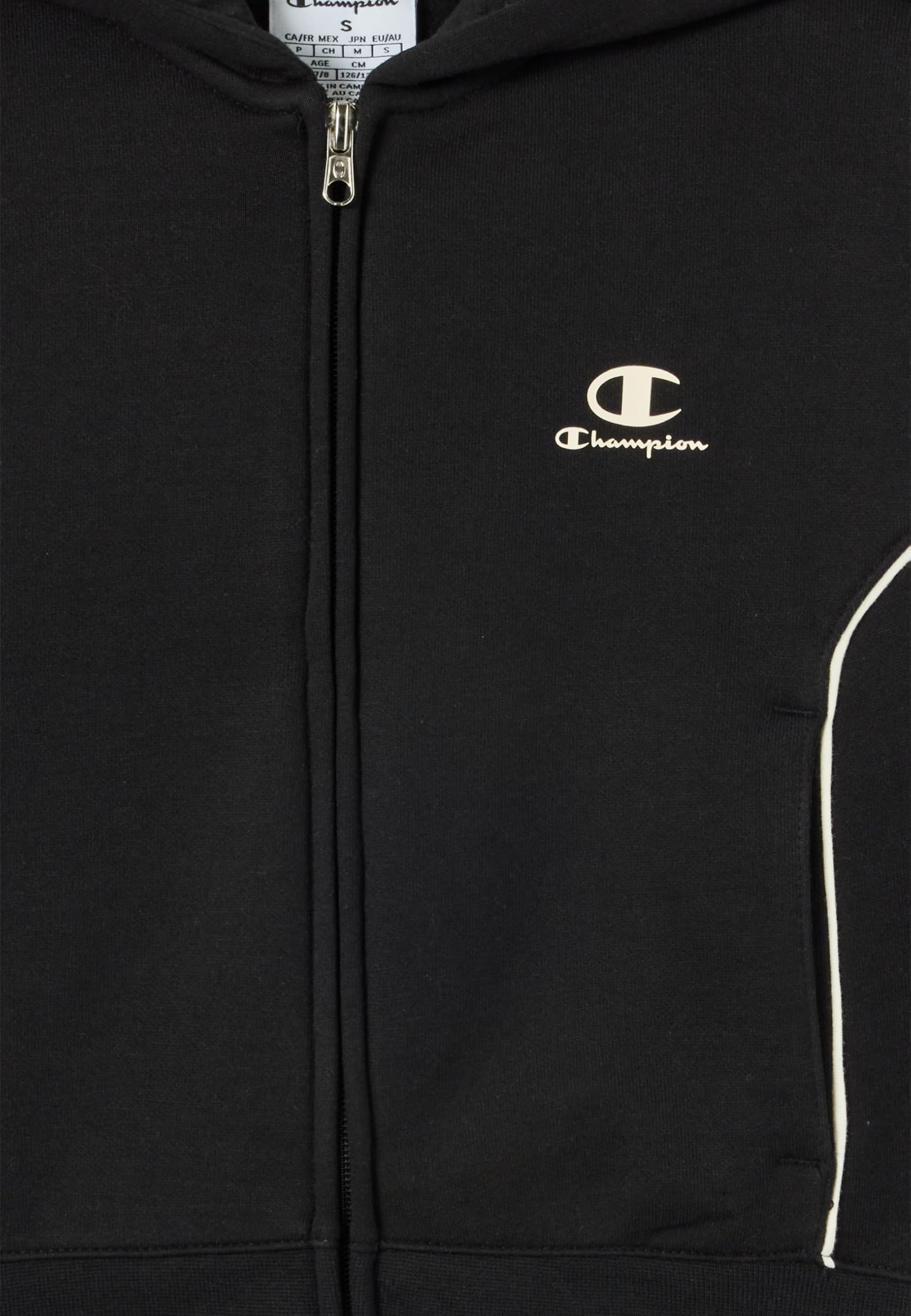 Champion Legacy-Sweatanzug für Mädchen, Schwarz, XL