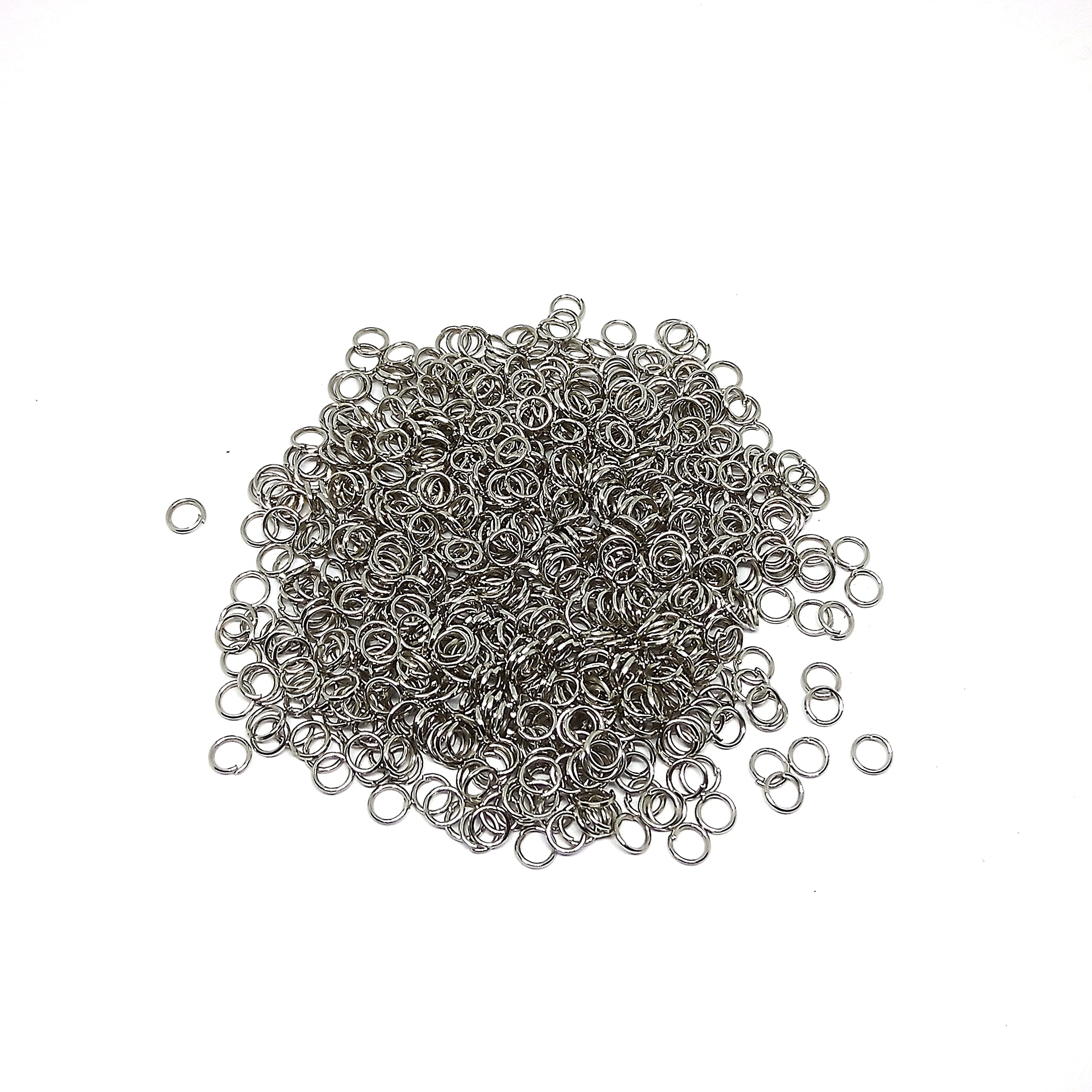 Jump Rings for Jewellery Making and Other Crafts (500 Pcs Approx) (Steel)-picture-21