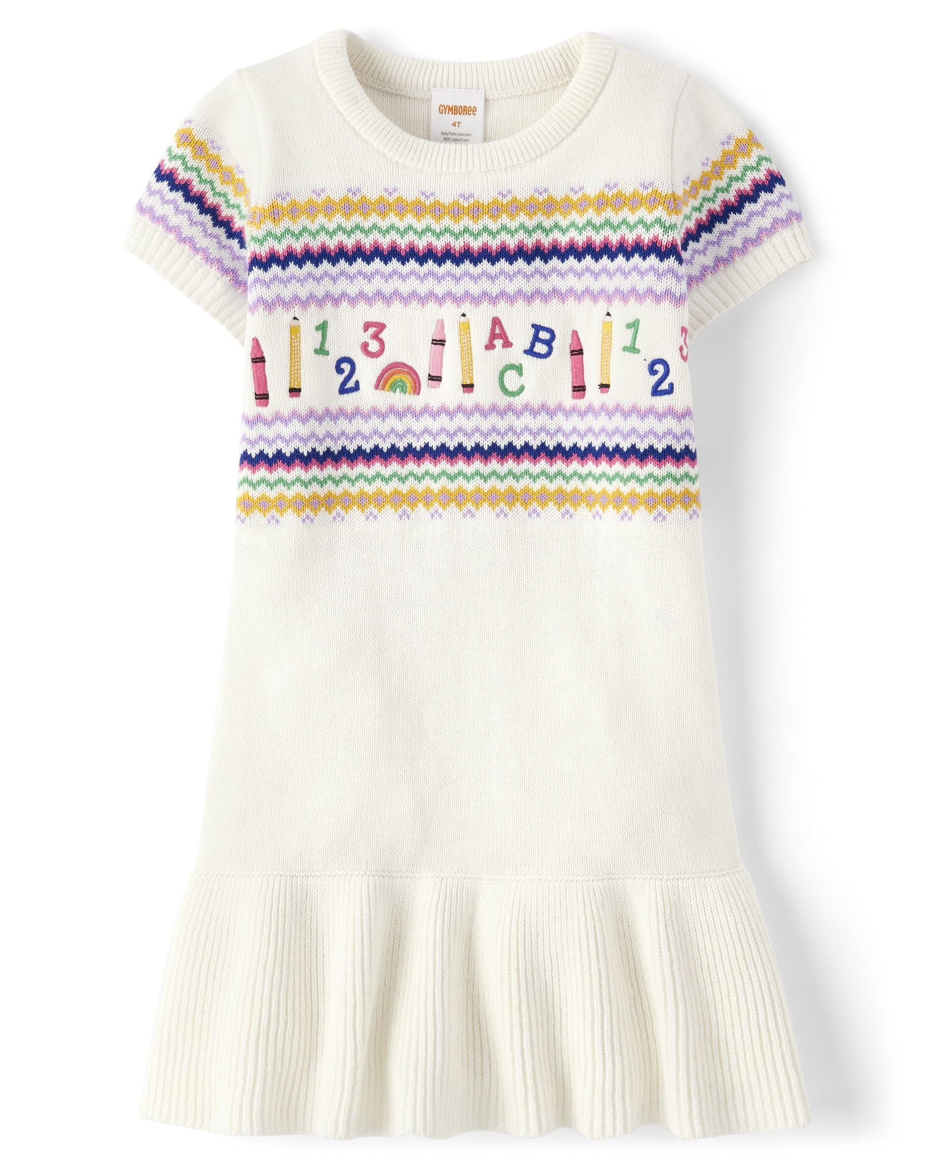 Gymboree Girls' and Toddler Short Sleeve Sweater Dress