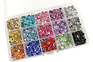 6mm Rhinestones in Value Pack #1 Storage Box