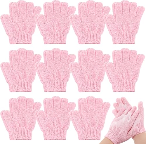 30 pares de guantes exfoliantes de doble cara, guantes de baño exfoliantes de nailon, guantes de ducha coloridos para hombres y mujeres, belleza,