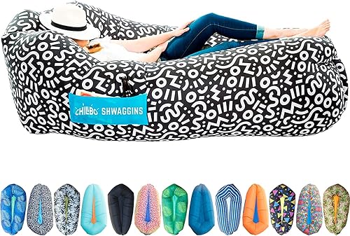 Sofá inflable Chillbo Shwaggins. Estupendo sofá inflable. Moderniza tus accesorios de campamento. Por su fácil montaje es perfecto para el