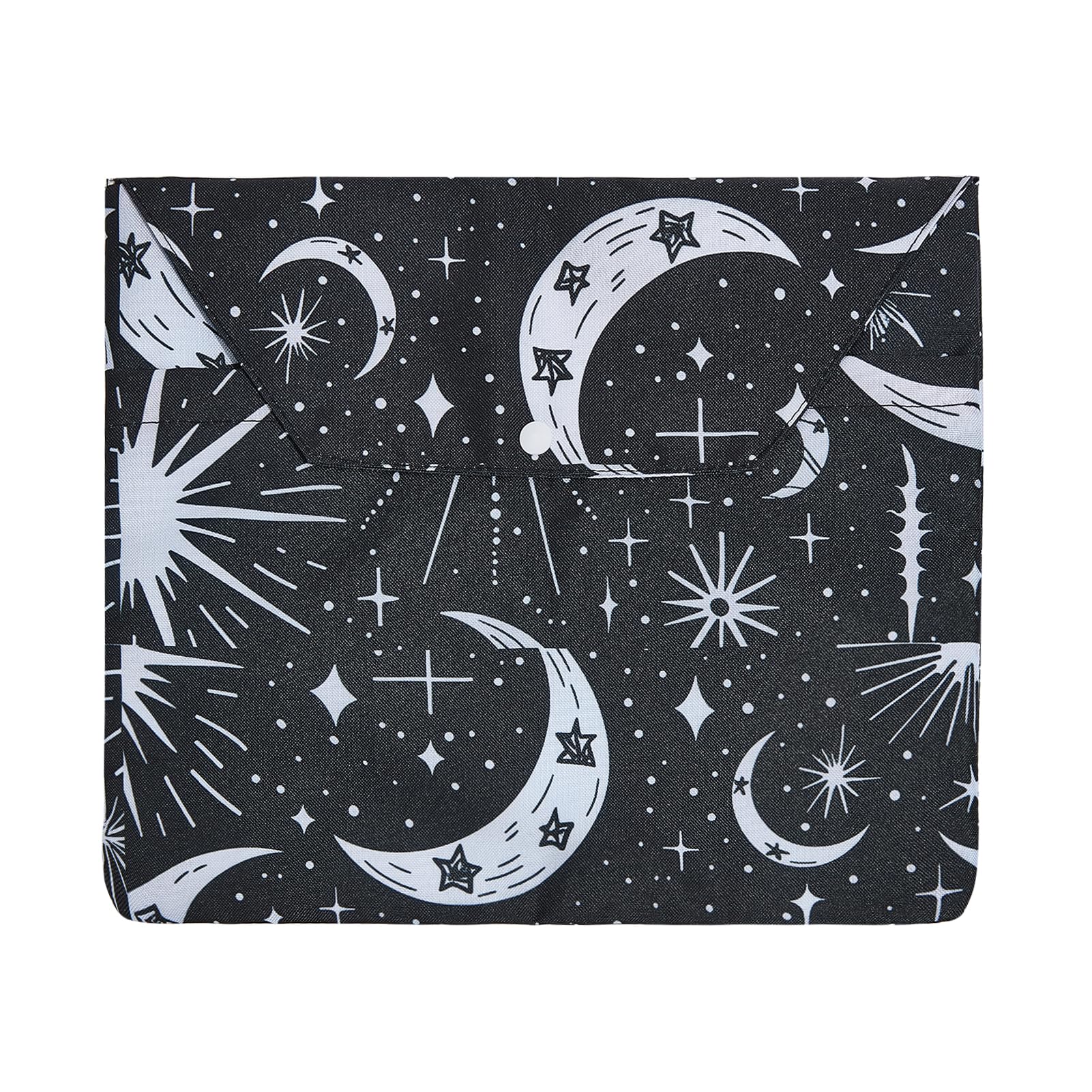 NICENEEDED Star Moon Book Covers, Book Protector with Button