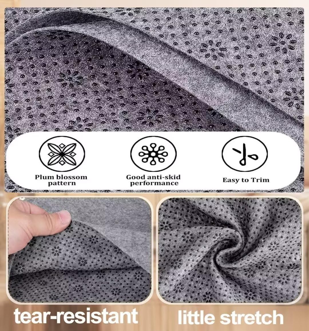 Tissu de support final pour tapis, tissu de support antidérapant pour tapis à touffeter, tissu textile mixte en coton et polyester, tissu à touffeter/tissu de tapis, tissu à tricoter gris blanc, tiss