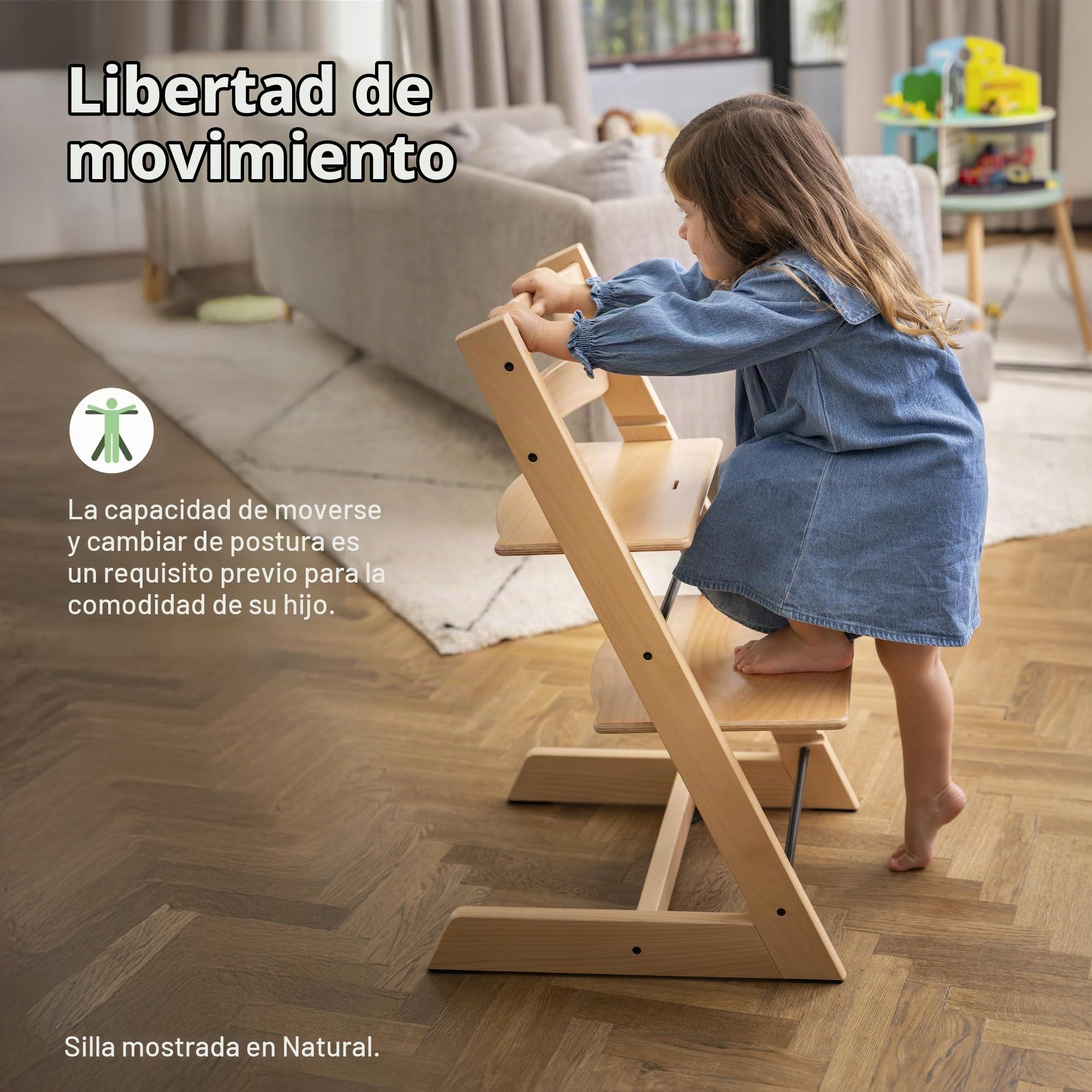 Tripp Trapp Baby Set 2 de Stokke, Blanco - Versión 2024 - Edad 6-36 meses - Convierta la silla Tripp Trapp en una cómoda trona