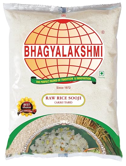 Sri Bhagyalakshmi Raw Rice Sooji, 500g