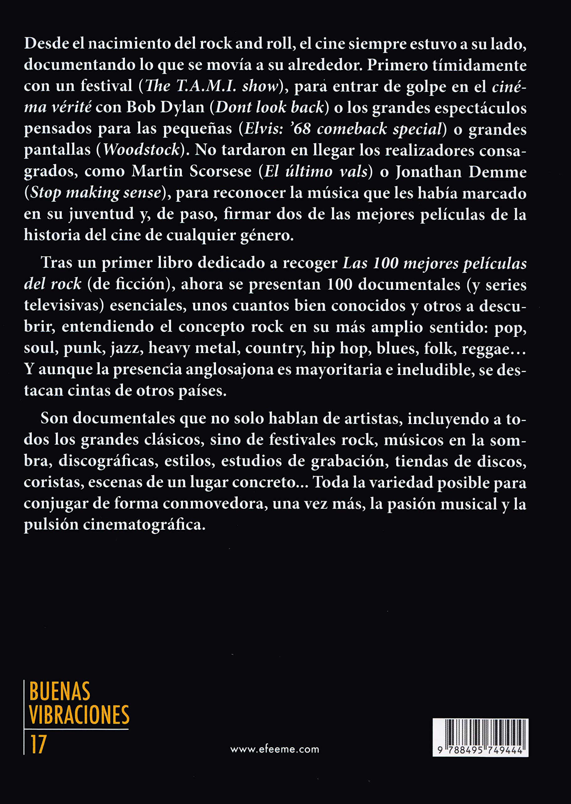 Los 100 mejores documentales del rock: 17 (Buenas Vibraciones)